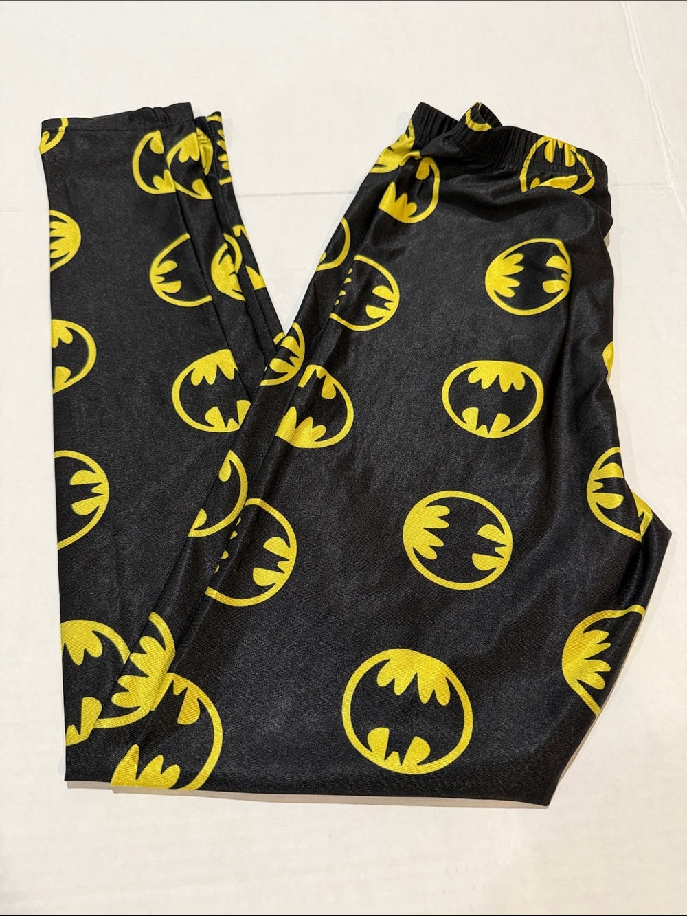 Batman Leggings in Black and Yellow